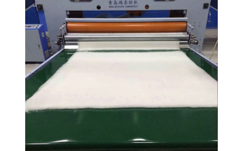 無紡布設備生產過程